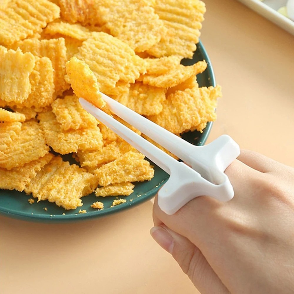 Food Snacks To Eat - أداة مساعدة للأصابع قابلة لإعادة الاستخدام،