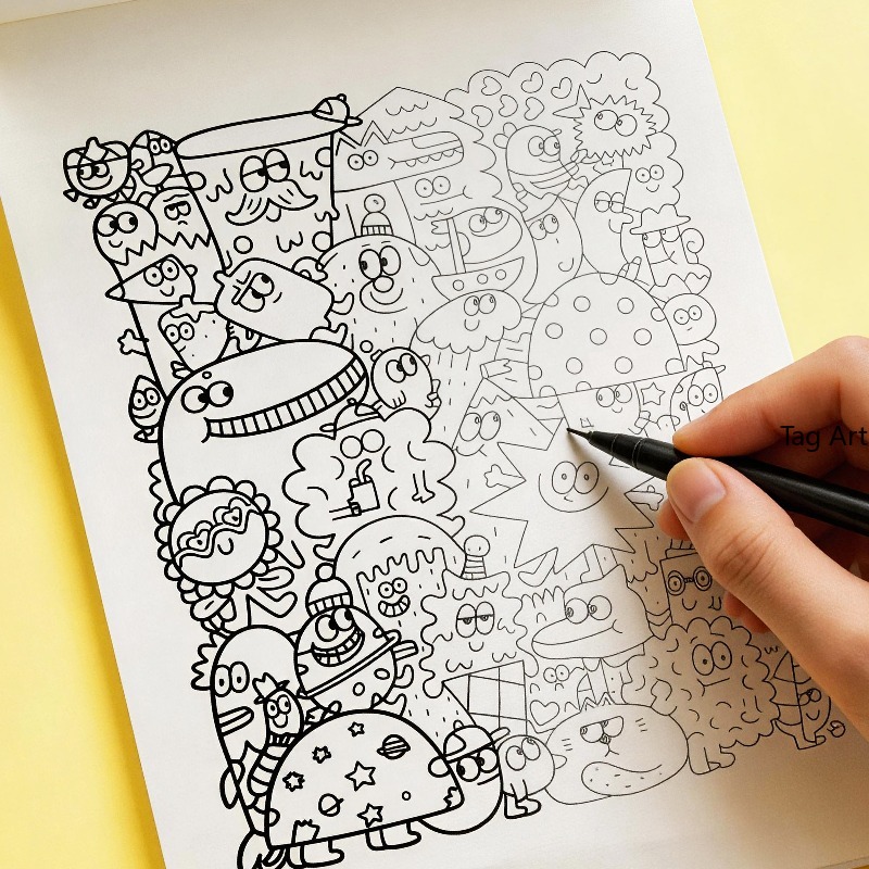 كتاب تلوين إبداعي لتخفيف التوت - مراجعة Food And Snacks Coloring Book Bold And Easy وسعره