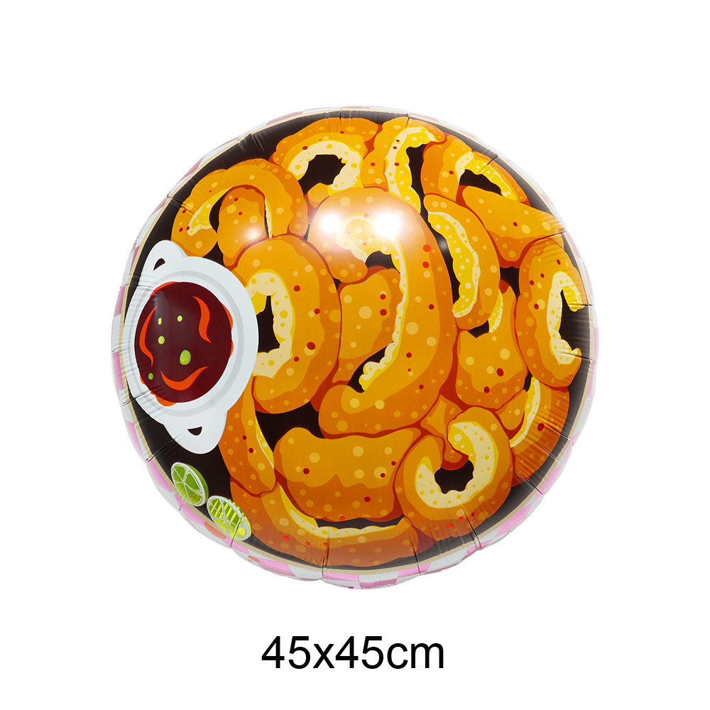 بالونات الغذاء تحت عنوان البيض - مراجعة Food Snacks Chips وسعره