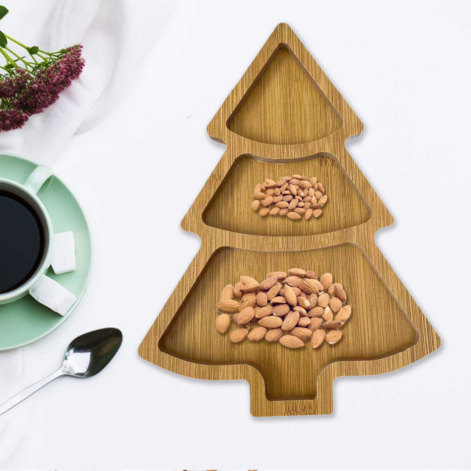 شجرة عيد الميلاد على شكل صينية - مراجعة Xmas Food Snacks وسعره