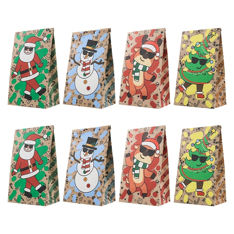 أكياس ورقية للكريسماس 24 قطعة، - مراجعة Xmas Food Snacks وسعره