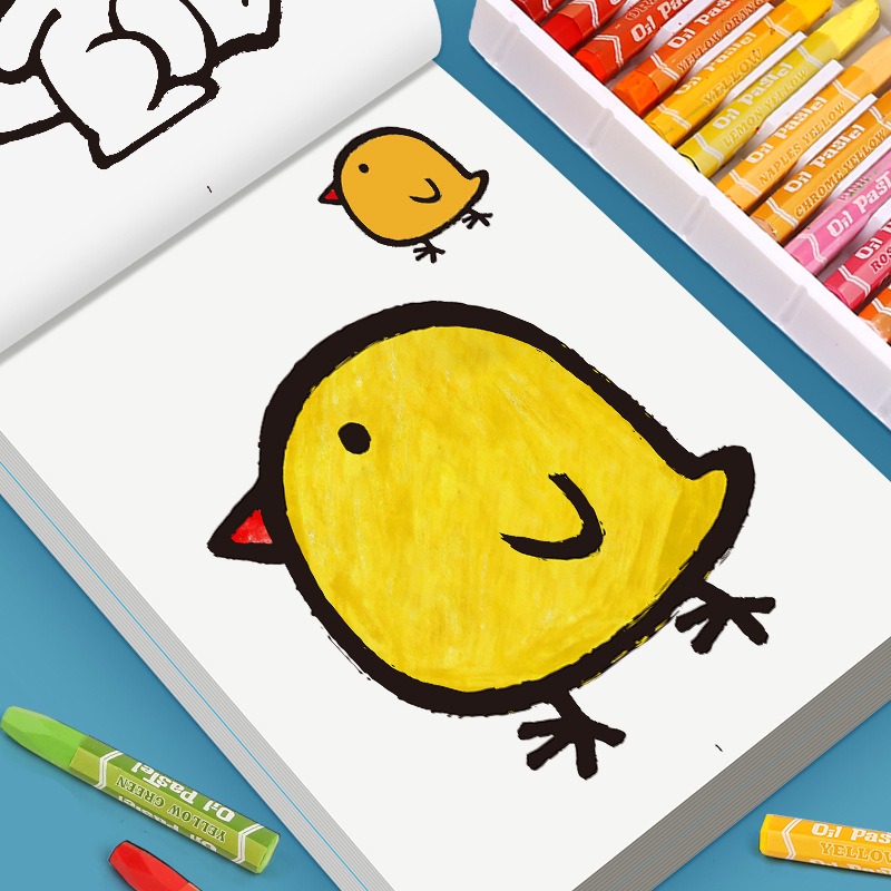 كتاب رسم للأطفال، يحتوي على حا - مراجعة Food And Snacks Coloring Book Bold And Easy وسعره