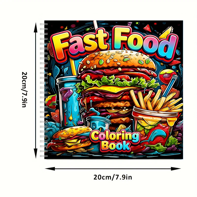 كتاب تلوين للبالغين بتصميمات ا - مراجعة Food And Snacks Coloring Book Bold And Easy وسعره